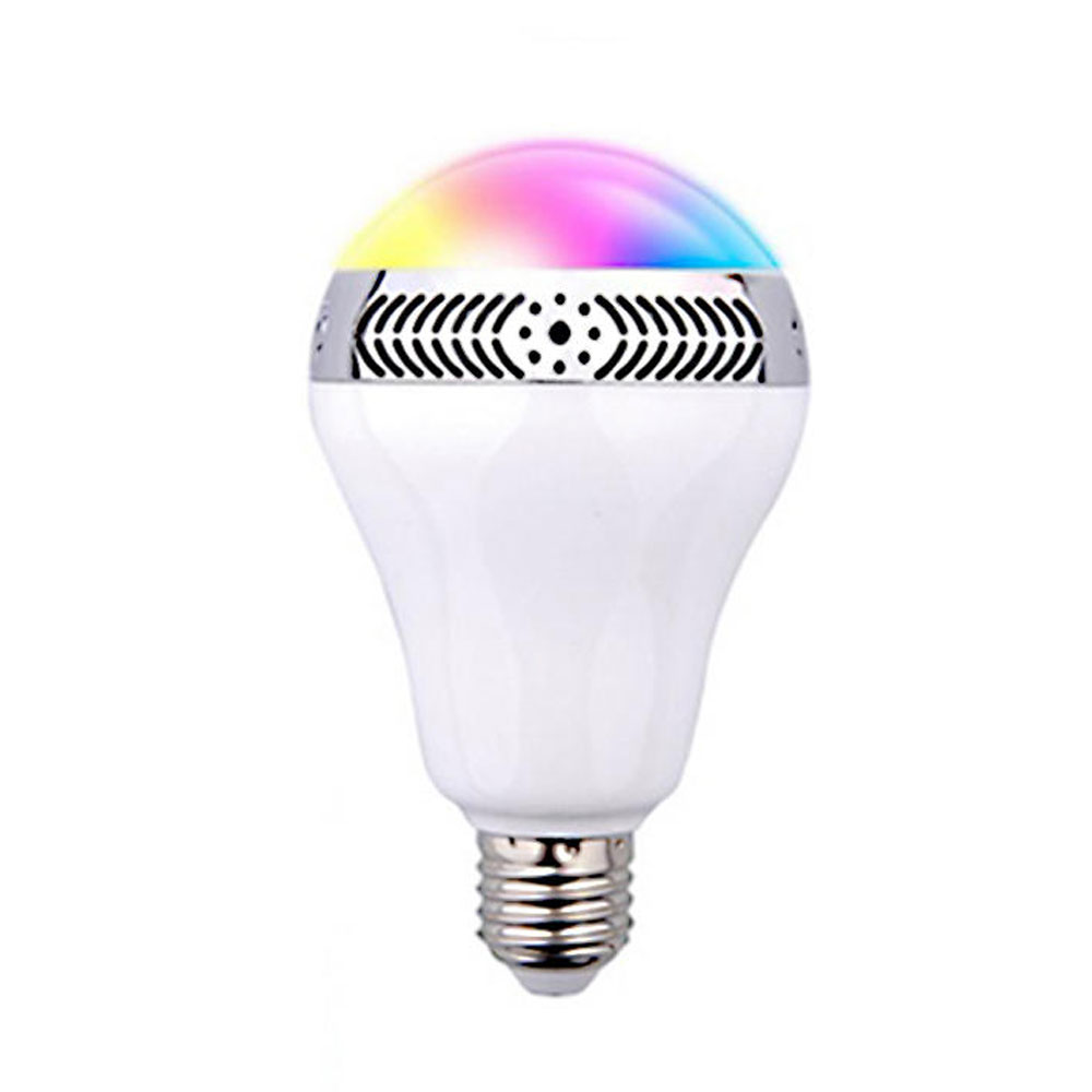 10W Smart LED Bluetooth Music Bulb RGB+Cool/Warm White Color changing LED Globe Bulb