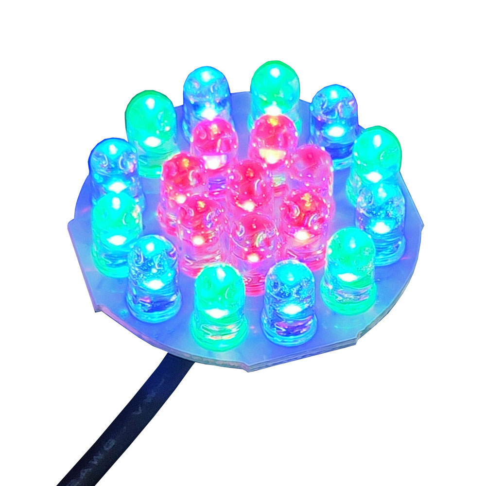 RGB LED PCB AC12V 0.5W Color changeable LED Breathing light 20pcs of Dip LED Indicator