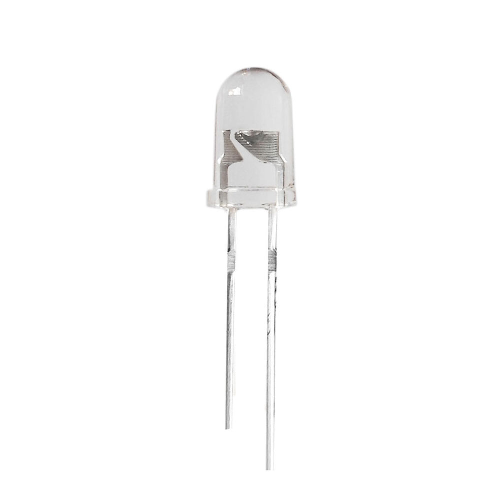 DIP LED ø5MM 585-590nm,500-505nm, ø5mm Indicator LED Infrared and Receiver Water Clear Lens
