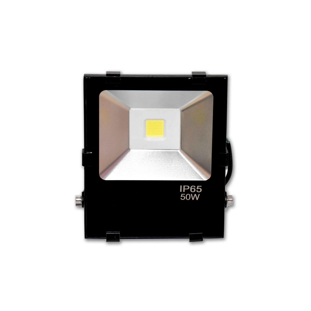 IP65 High luminous Flux 50W LED COB Flood Light, AC85-265V Suitable for Outdoor Lighting