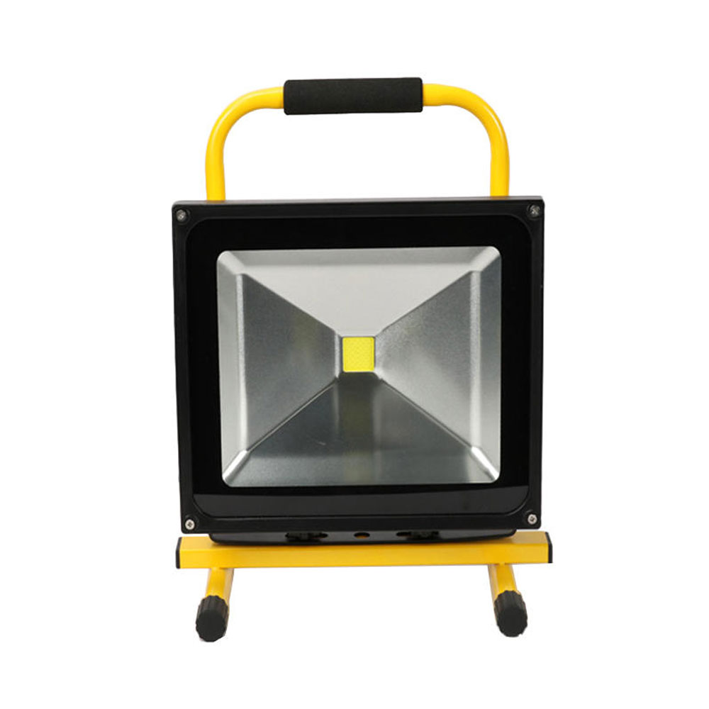 50W COB LED Work Light Rechargeable Floodlights Portable Angle Adjustable Emergency Lamp