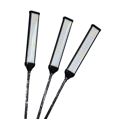 NEW 36W 3 Heads LED Plant Grow Lamp with Clip, Dimmable & Timing  Control