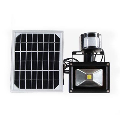 20W Solar LED Flood Light 4000mAh 6000-7000K with 180° Rotation Sensor