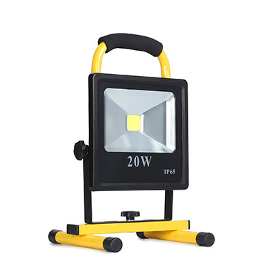20W Ultrathin LED Work Light Rechargeable Floodlights Portable Angle Adjustable Emergency Lamp