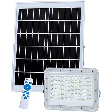 200W LED Solar Flood Lights Street Flood Light Outdoor IP67 Waterproof with Remote Control Security Lighting for Yard, Garden, Gutter, Swimming Pool, Pathway, Basketball Court, Arena