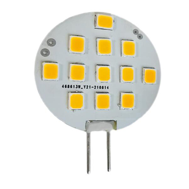 G4 2835 SMD LED Bulb Lamp Super Bright Warm White Round RV Camper Cabinet Dome Light AC/DC12V