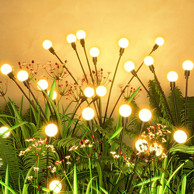 6 Heads Solar Firefly Ground Lights